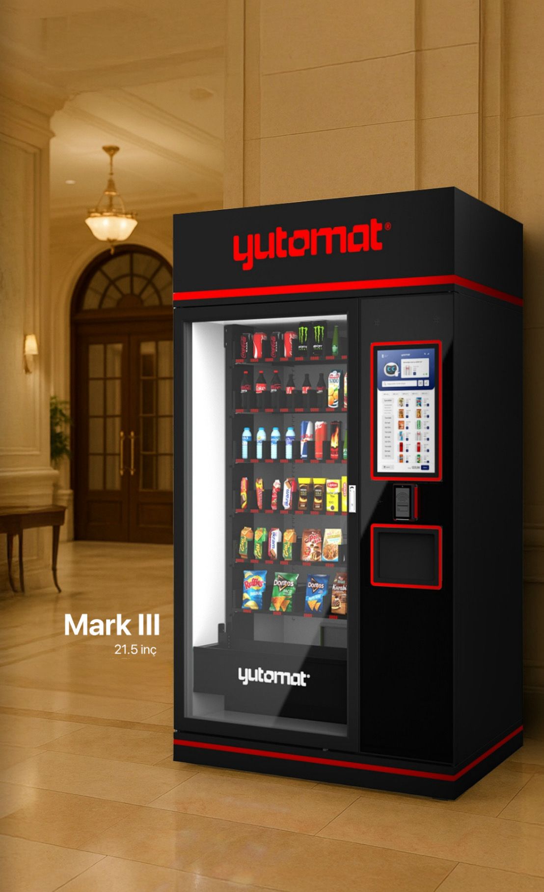 Mark III – kompakter Verkaufsautomat mit 21,5-Zoll-Touchscreen